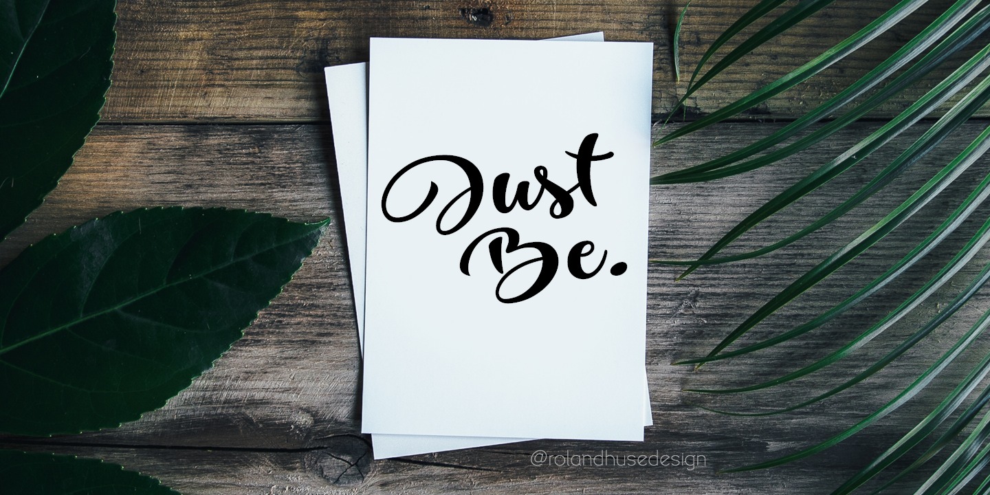 Just Be Font
